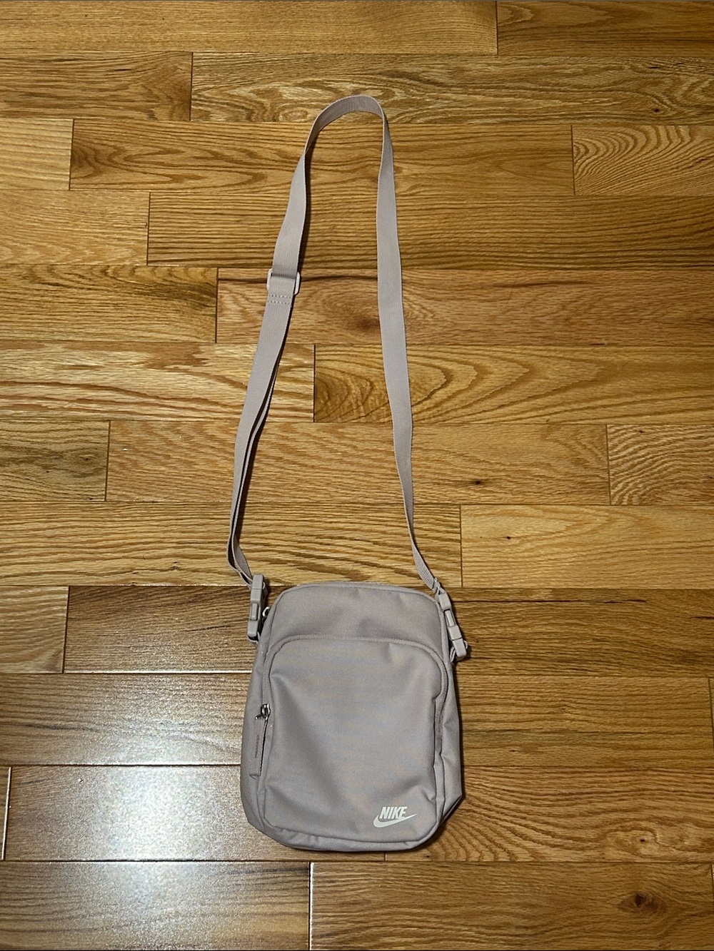 Nike light purple/grey Small Messenger Crossbody Bag